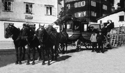 Postamt Mnster / Postkutsche